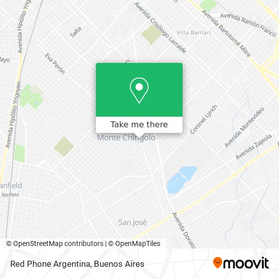 Red Phone Argentina map