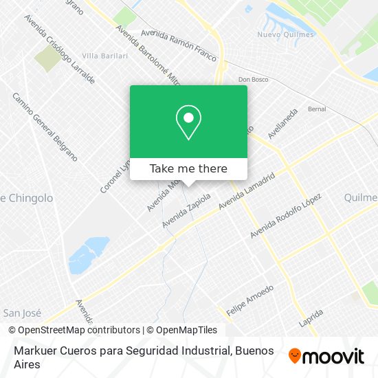 Markuer Cueros para Seguridad Industrial map