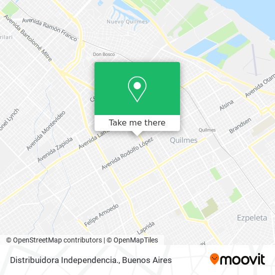 Distribuidora Independencia. map