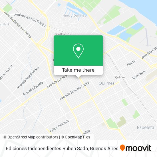 Mapa de Ediciones Independientes Rubén Sada