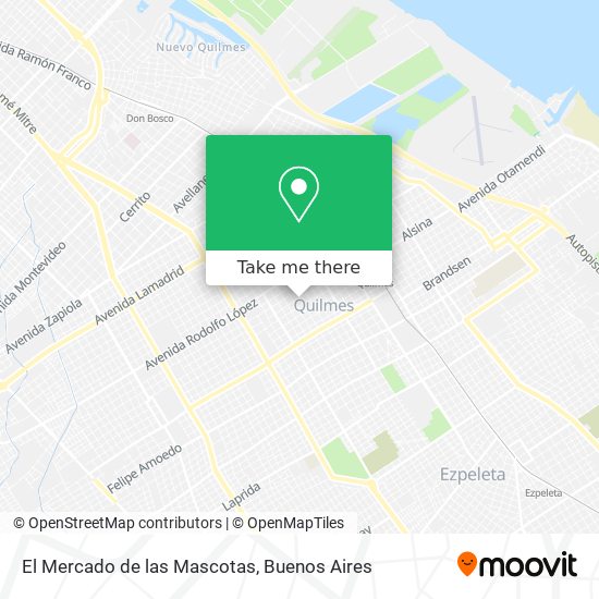 El Mercado de las Mascotas map