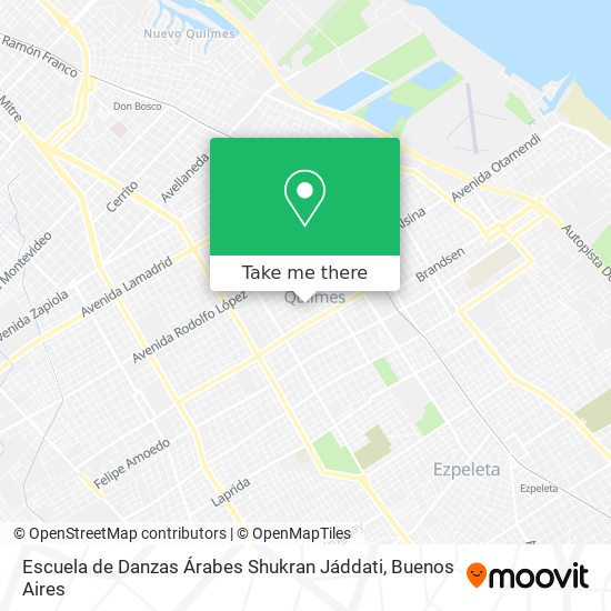 Escuela de Danzas Árabes Shukran Jáddati map