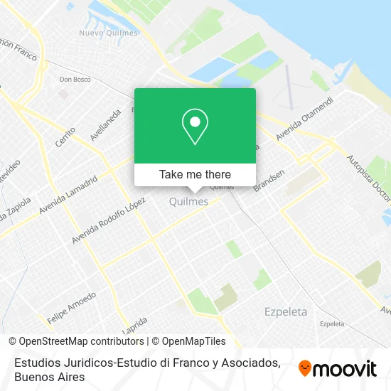 Estudios Juridicos-Estudio di Franco y Asociados map