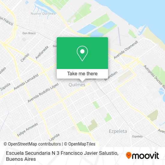 Escuela Secundaria N 3 Francisco Javier Salustio map