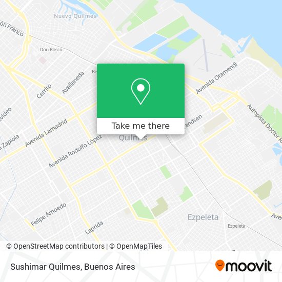 Sushimar Quilmes map