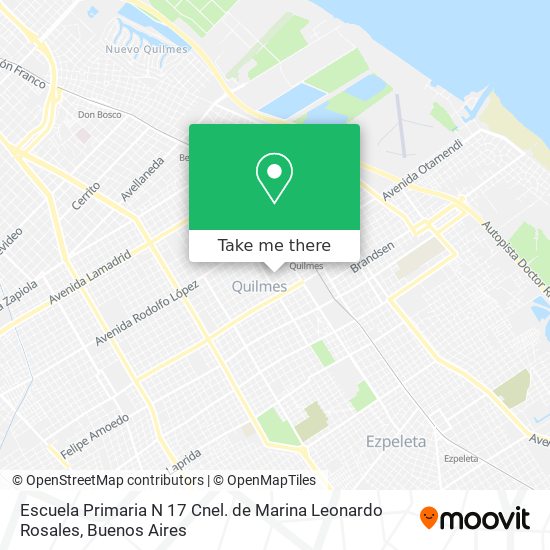 Escuela Primaria N 17 Cnel. de Marina Leonardo Rosales map