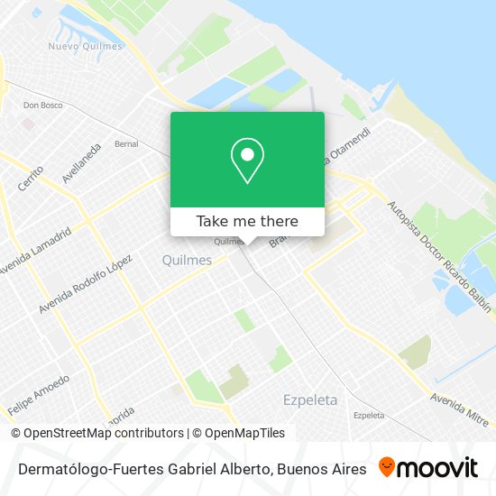 Mapa de Dermatólogo-Fuertes Gabriel Alberto