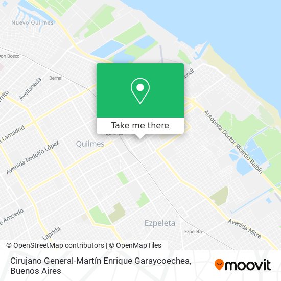 Cirujano General-Martín Enrique Garaycoechea map
