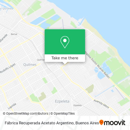 Mapa de Fábrica Recuperada Acetato Argentino