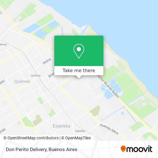 Don Perito Delivery map