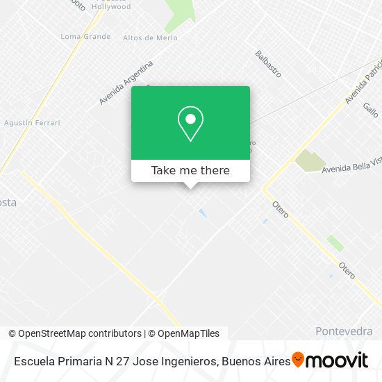 Escuela Primaria N 27 Jose Ingenieros map