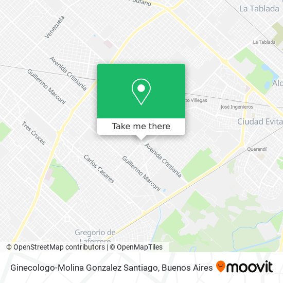 Ginecologo-Molina Gonzalez Santiago map