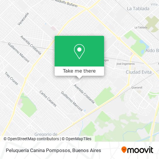 Peluquería Canina Pomposos map