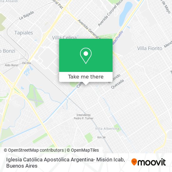 Iglesia Católica Apostólica Argentina- Misión Icab map