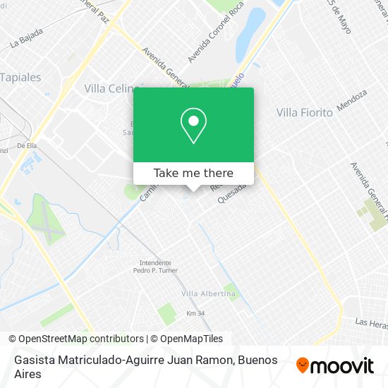 Gasista Matriculado-Aguirre Juan Ramon map