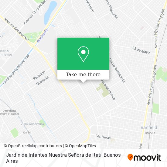 Jardin de Infantes Nuestra Señora de Itati map