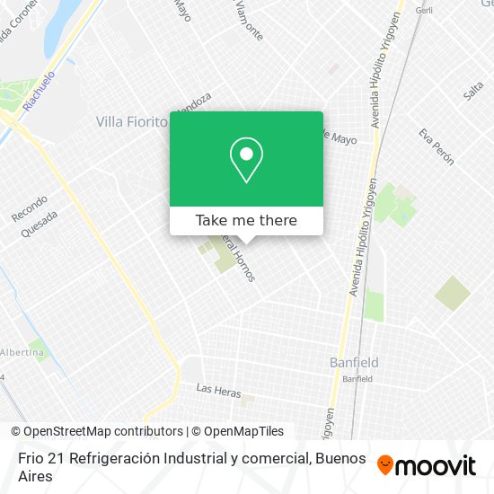 Frio 21 Refrigeración Industrial y comercial map
