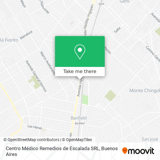 Centro Médico Remedios de Escalada SRL map