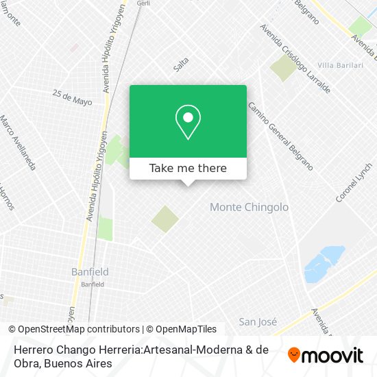 Mapa de Herrero Chango Herreria:Artesanal-Moderna & de Obra