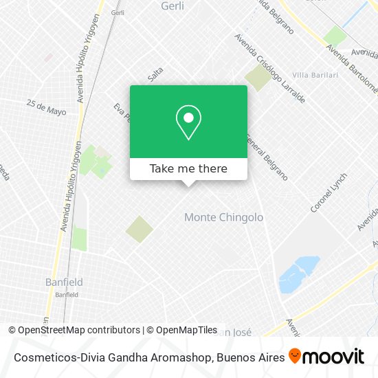 Cosmeticos-Divia Gandha Aromashop map