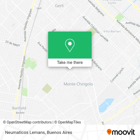 Neumaticos Lemans map