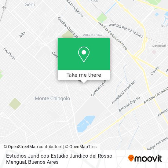 Estudios Juridicos-Estudio Juridico del Rosso Mengual map