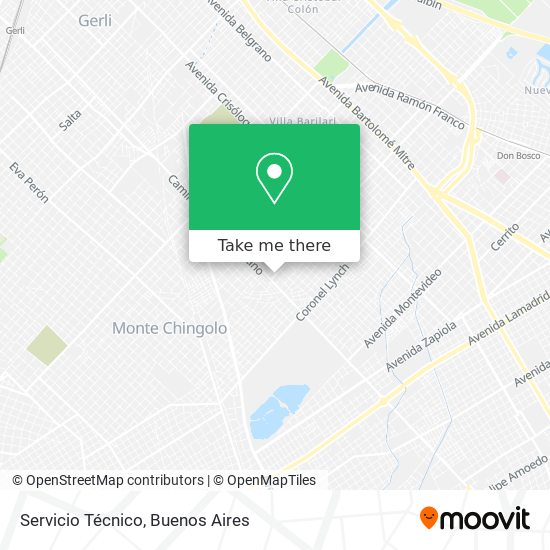 Servicio Técnico map