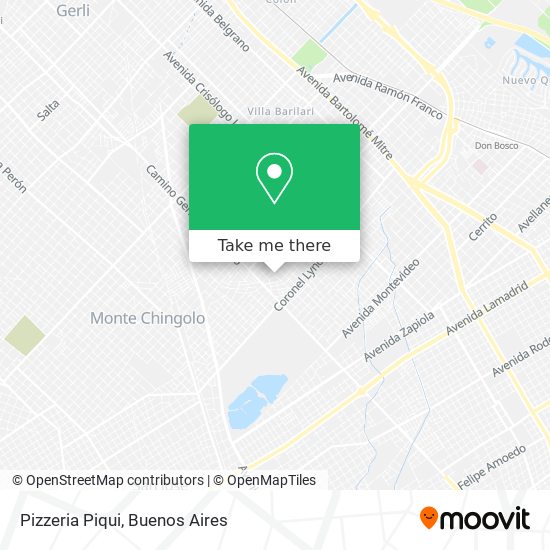 Pizzeria Piqui map