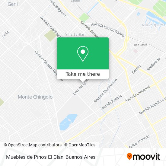 Muebles de Pinos El Clan map