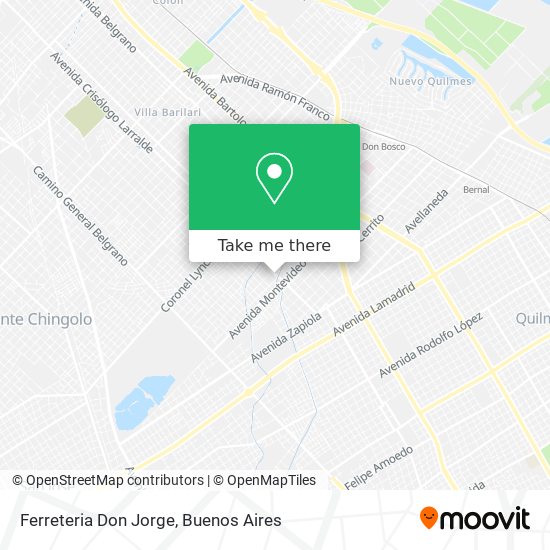Mapa de Ferreteria Don Jorge