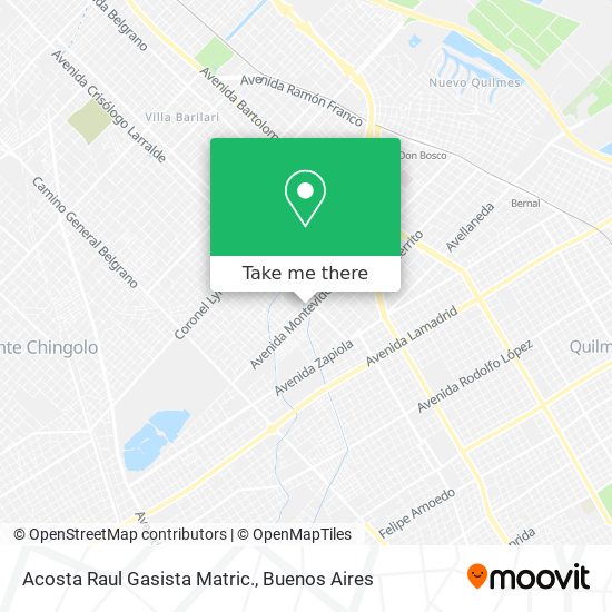 Acosta Raul Gasista Matric. map