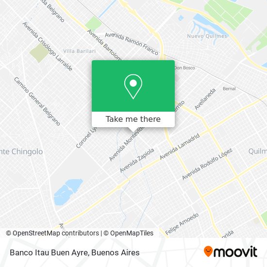 Banco Itau Buen Ayre map