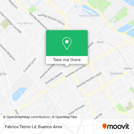 Mapa de Fabrica Tecno Ld