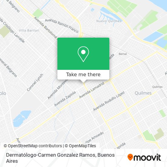 Mapa de Dermatólogo-Carmen Gonzalez Ramos