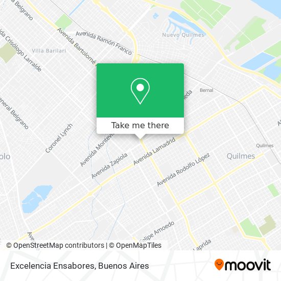 Excelencia Ensabores map