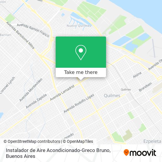 Mapa de Instalador de Aire Acondicionado-Greco Bruno