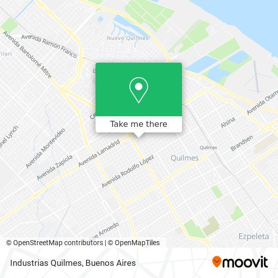 Industrias Quilmes map