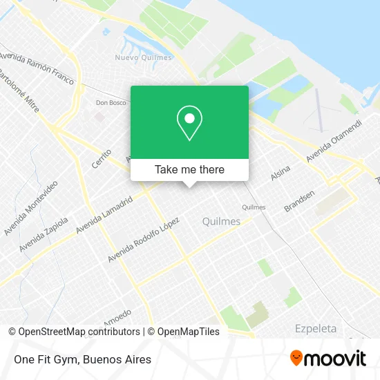 One Fit Gym map
