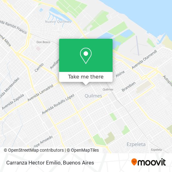 Carranza Hector Emilio map
