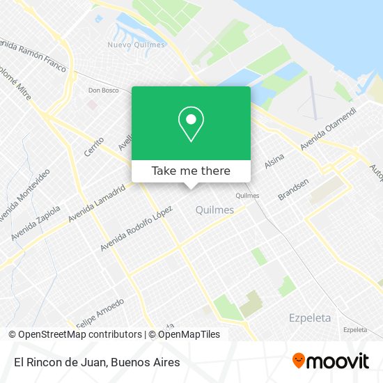 Mapa de El Rincon de Juan