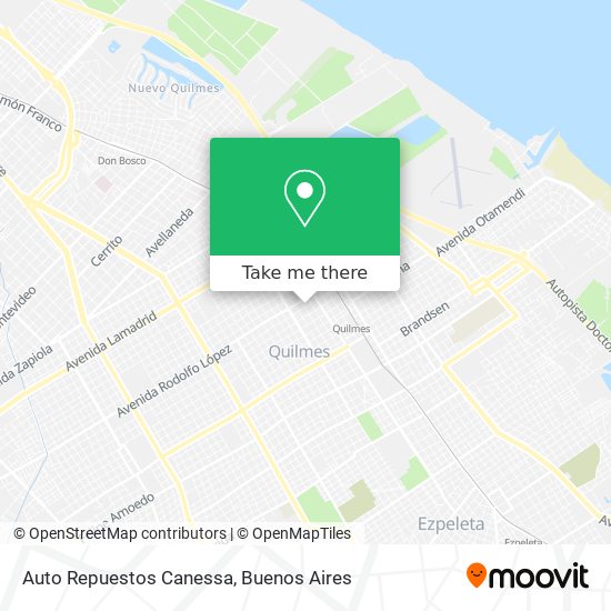 Auto Repuestos Canessa map
