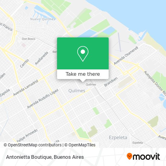 Antonietta Boutique map