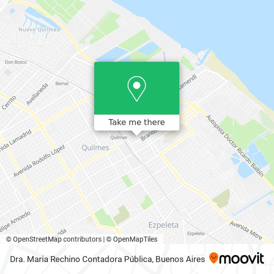 Dra. Maria Rechino Contadora Pública map