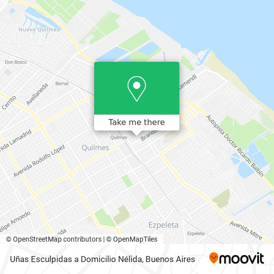 Uñas Esculpidas a Domicilio Nélida map