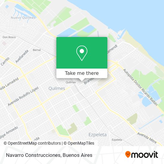 Mapa de Navarro Construcciones
