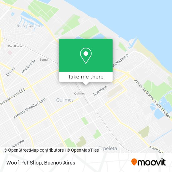 Woof Pet Shop map