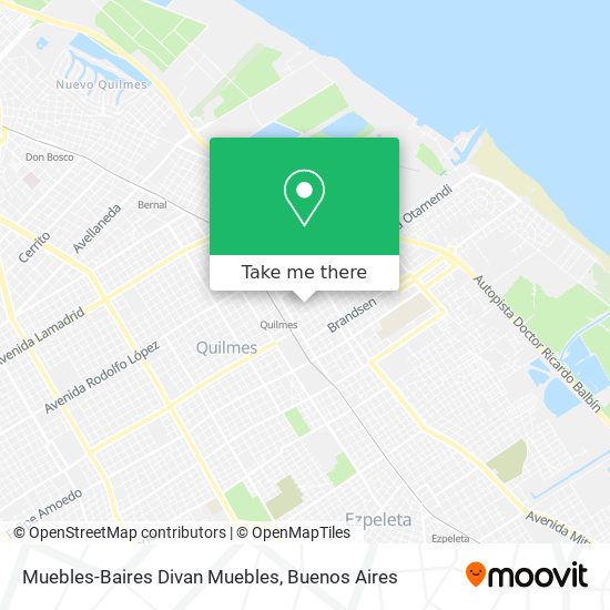 Muebles-Baires Divan Muebles map