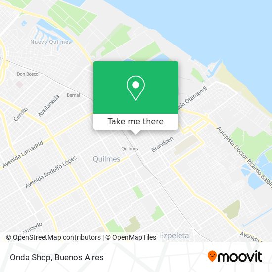 Onda Shop map