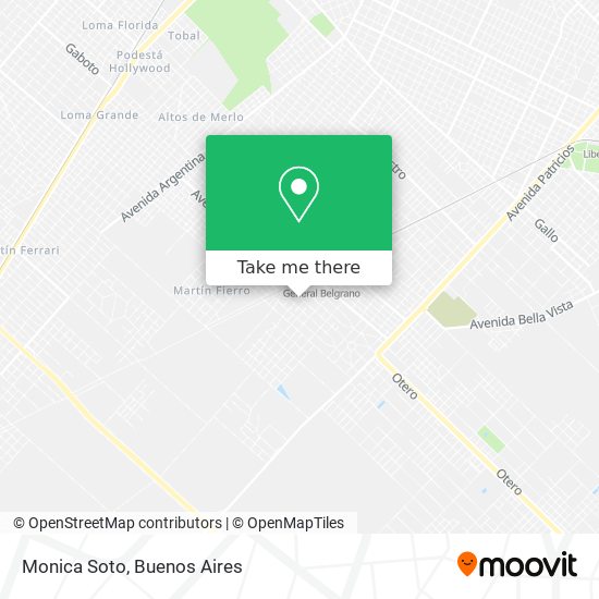 Mapa de Monica Soto