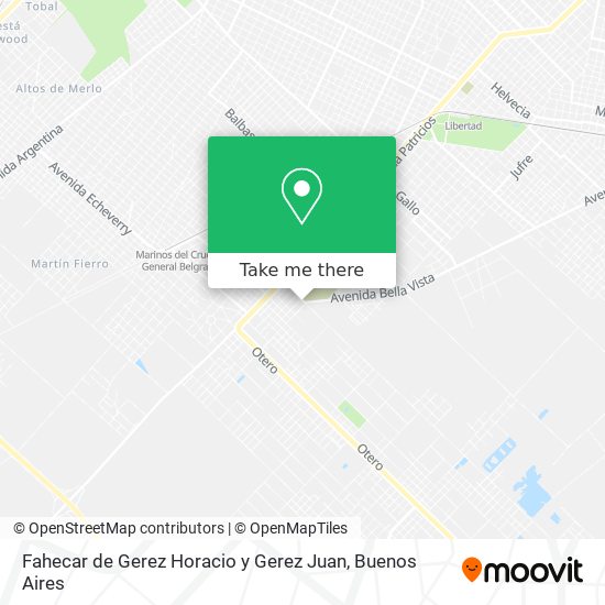 Mapa de Fahecar de Gerez Horacio y Gerez Juan